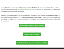 Tablet Screenshot of intergenerationalfaith.com